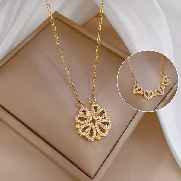 Colier versatil Lucky Hearts
