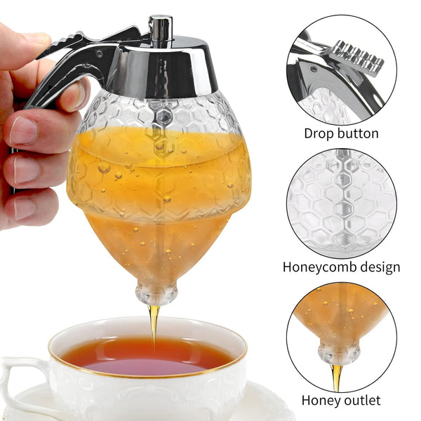 Dozator pentru miere/sirop - ideal pentru micul tău dejun